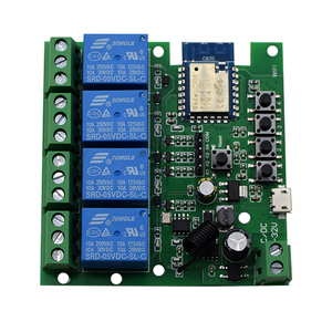TuyaスマートWifiDIYリレースイッチモジュール4CH5V 12V 24V 32V AC220VインチングセルフロックRF受信10Aリレーfor Alexa - Product Image 1