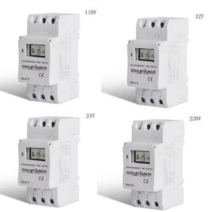 TM615 12/24/110/220V Timer Switch Digital 7 Days 24 Hours <strong>Programmable</strong> LCD Display DIN Rail Mount Time Relay - Product Image 5
