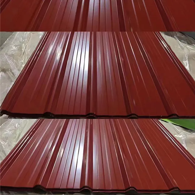 Prezzo a buon mercato foglio di copertura ondulato in alluminio rivestito di colore lamiera ondulata