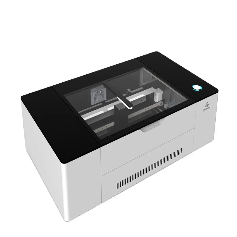 मिनी पोर्टेबल क्लाउड फाइबर लेजर प्रिंटर चमक बनाने 3 डी लेजर प्रिंटर