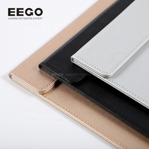 <strong>A4</strong> Pu Leather Office <strong>Conference</strong> Presentation <strong>Folder</strong> Clipboard Hardboard Profile Clip Clipboard File Binder With Pen Holder - Product Image 4