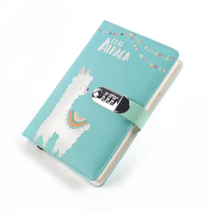 Quaderno diario vintage in pelle color PU con blocco del diario con blocco del codice - Product Image 5