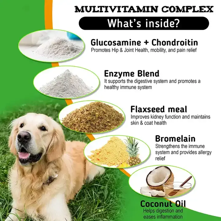 Trattamento delle pulci e delle zecche per cani tablet cane integratore vitaminico cane di alta qualità