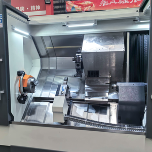 Torno de trabajo de metal con sistema Faunc Función de alimentación de precisión Máquina de torno CNC TCK50Y de alta velocidad - Product Image 5