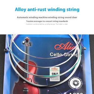 Cuerda de Violonchelo de práctica de prueba de grado Alice A803, cuerda G de núcleo de alambre de acero plástico con envoltura de aleación, características especiales de juego - Product Image 4