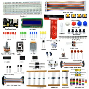 Angemessenes Starter-Kit für Raspberry Pi 4 2 Modell B/B LCD1602 Motor C Python-Code Anfänger handbuch-Smart Robot