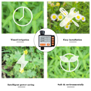 Timer dell'acqua del giardino del Controller del Timer di irrigazione intelligente digitale con Display LCD automatico per il sistema di irrigazione - Product Image 6