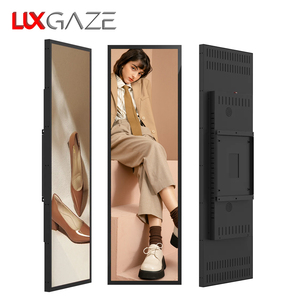 LuxGaze 16,4 Zoll Regal Edge Bar <span class=keywords><strong>LCD</strong></span>-Bildschirm Supermarkt Regale Werbung Display Player 4k Monitor <span class=keywords><strong>Digital</strong></span> Signage Stretched