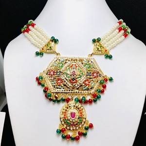 เครื่องประดับอินเดีย RANI Haar Mala สร้อยคอไข่มุกเครื่องประดับ sabyasachi Haar zubeda Jewels เครื่องประดับ Nizam จี้ safinaz