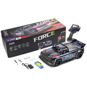 104072 RTR 1/10 2.4กรัม4WD 60กม./ชม. รถ RC ไร้แปรงถ่านแชสซีโลหะไฟ LED ยานพาหนะรุ่นแข่ง - Product Image 1