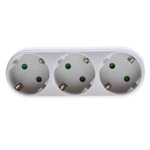 เต้ารับปลั๊กไฟแบบยุโรป2ขา Schuko,อะแดปเตอร์ปลั๊กยูโร CEE7/7 Schuko To CEE7/3เต้ารับติดผนัง - Product Image 5