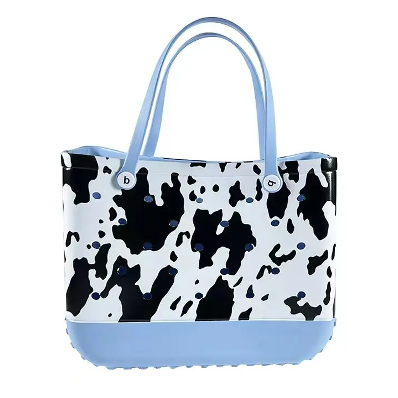motif de vache bleue