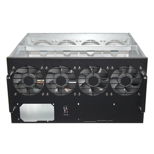 Manufaktur angepasstes Computers erver gehäuse mit 13GPU 6U PC-Gehäuse für Server gehäuse - Product Image 3