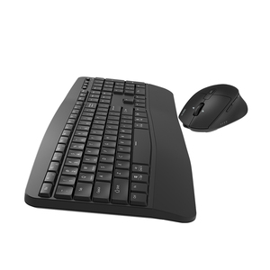 Nuevo teclado y ratón con diseño de inclinación ergonómico inalámbrico Bluetooth de 2,4G Combo 4 DPI ratón con rueda bidireccional ajustable para oficina - Product Image 4