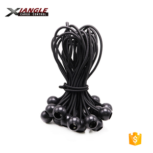 4mm 6&quot; Tarps Tie Down Bungee <strong>Cord</strong> <strong>Ball</strong>,good <strong>Elastic</strong> Latex Canopy Lashing Bungee <strong>Loop</strong>,bungee Stopper <strong>Ball</strong> Beads - Product Image 2