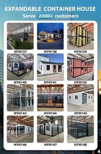 40ft 20ft vận chuyển biệt thự mở rộng phòng ngủ prefab container sang trọng có thể gập lại mở rộng container Modular container cafe nhà - Product Image 5