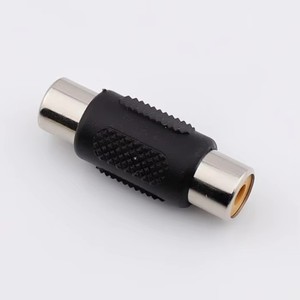 双2头RCA母对母音频连接器适配器唱机耦合器视频连接器插头插座RCA唱机双胞胎 - Product Image 4