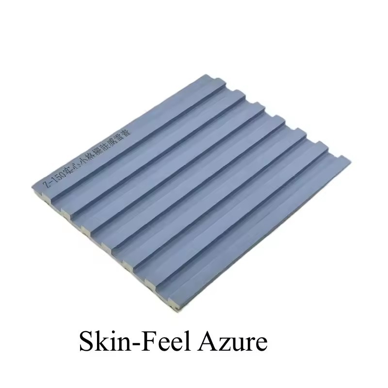 La peau est bleue