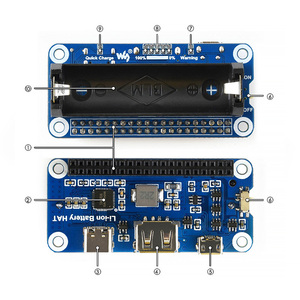 Scheda di espansione batteria al litio Raspberry Pi 4 modello B SW6106 5V uscita banca di alimentazione Mobile a carica rapida bidirezionale per Pi 4B/3B +/Zero - Product Image 5