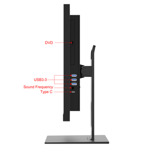 Suministro directo de fábrica OEM Computadora de escritorio 27 "I3 I5 I7 Computadora de escritorio integrada AIO Computadora de pantalla táctil todo en uno - Product Image 3