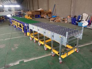 Automatic Lifting Flexible PVC Belt Conveyor Manufacturer's <strong>Loading</strong> <strong>Unloading</strong> System for Home Use Retail Manufacturing Plants - Product Image 6