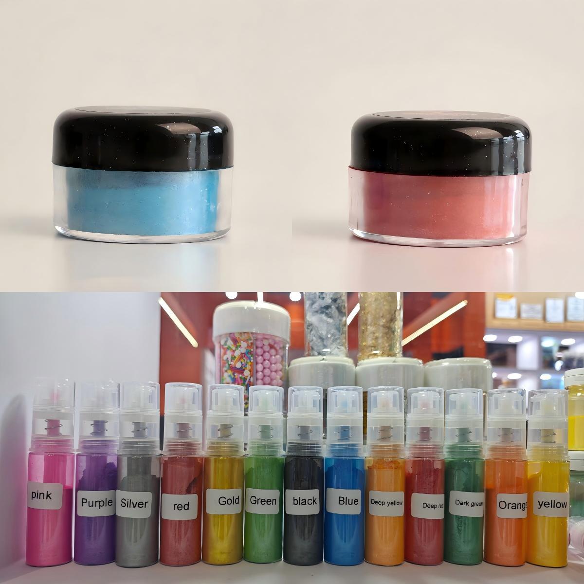Poudre spray bleu clair rose 5g 7g