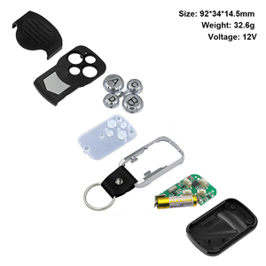 433MHz Klonen Schlüssel bund Fernbedienung Universeller Garagentor öffner mit Kunststoff duplikaten Ersetzt Original fernbedienungen - Product Image 3