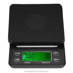 Accurate Electric Kitchen Scale with Large Clear <strong>LCD</strong> <strong>Display</strong> Coffee Scale with Timer and Tare <strong>Function</strong> Electronic Scale 5kg/0.5g - Product Image 6