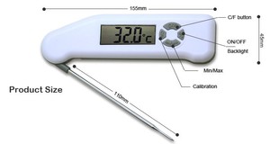 Termómetro digital de lectura instantánea IP68, accesorios de laboratorio, termómetro de alta precisión para calibración de temperatura para laboratorio - Product Image 2