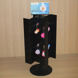 Tavolo permanente pop metallo pegboard negozio di vendita al dettaglio di filatura contatore chiave anello display rack - Product Image 1