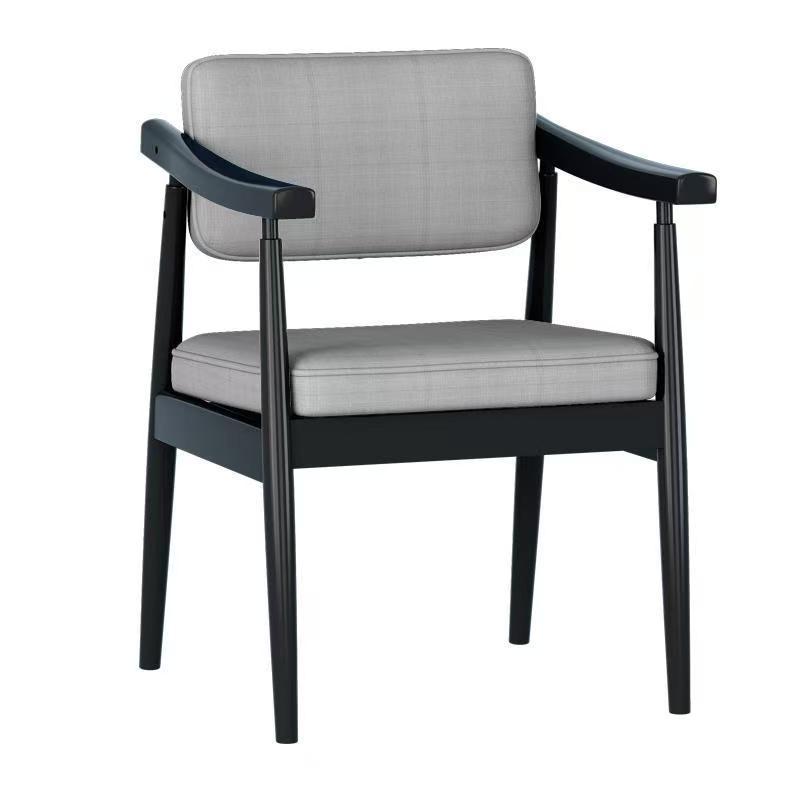 Tissu lin coton noir, gris