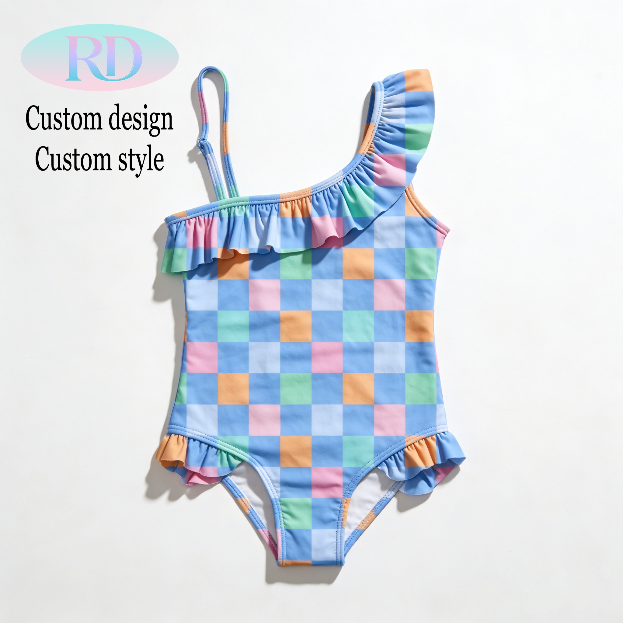 Maillot de bain une pièce personnalisé pour filles