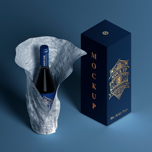 Tùy chỉnh in cứng nhắc giấy bao bì các tông hộp sang trọng có thể gập lại tái chế giấy Bao bì hộp cho rượu vang đỏ và whisky - Product Image 3