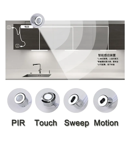 Detector humano mini interruptor de luz LED infrarrojo Sensor de luz inteligente para el hogar con cable Dupont 12V sensor de movimiento PIR - Product Image 2