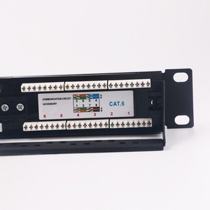 Panel de conexión de 24 puertos de alta calidad, nuevo modelo Cat6 Cable Keystone Jack Utp Telecom Parts - Product Image 3