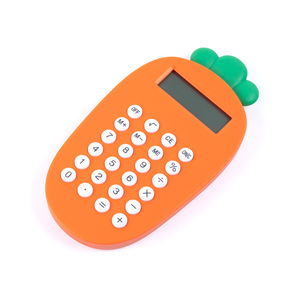8 chữ số nút cao su hình dạng nhỏ cà rốt xuất hiện máy tính điện tử Máy Tính Bỏ Túi máy tính - Product Image 1