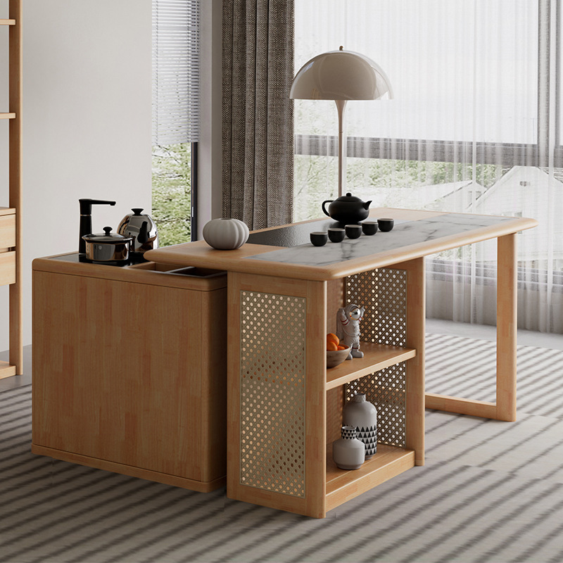 Meuble d'appoint avec table à thé de 1,8 mètre