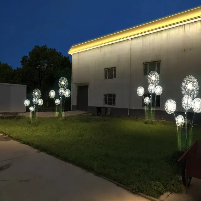 2022 nuovo arrivo ramadan eid mubarak decorazioni luci in legno a led decorazioni natalizie gonfiabili lampada da terra per tarassaco da esterno
