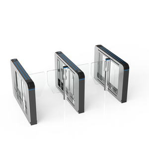 प्रवेश द्वार नियंत्रण प्रबंधन स्विंग दरवाजा गेट बाधा अभिगम नियंत्रण घूमने वाला दरवाज़ा गति गेट के साथ एक्रिलिक स्विंग दरवाजा - Product Image 2