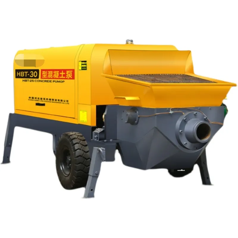 Mesin manufaktur pompa beton mixer beton mini pompa beton pompa beton truk untuk dijual