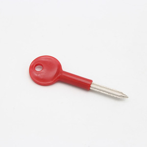 กลอนประตูสีแดงสำหรับดับเพลิงแบบสากลกุญแจล็อกอย่างดีแบบเรียบง่าย - Product Image 3