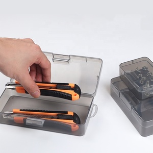矩形PP塑料透明储物盒零件和小产品包装盒工具储物盒 - Product Image 1