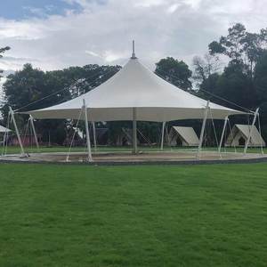 Giá tốt nhất ngoài trời cắm trại và bãi biển dù để che nắng Lều chất lượng PVC bìa và khung nhôm không thấm nước gấp cho các sự kiện bên - Product Image 1