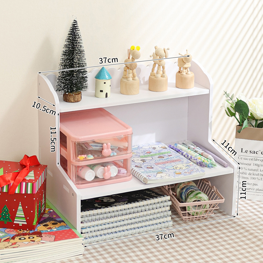 Medium-sized double-layer lace shelf