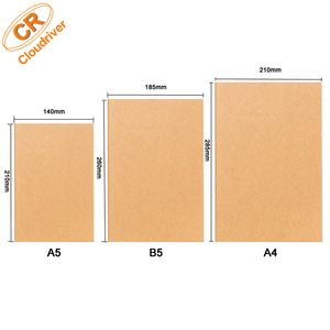 Cuaderno profesional para estudiantes y escuela, Impresión de logotipo personalizado de fábrica, papel Kraft, ejercicio, escritura, cubierta suave, encuadernación cosida
