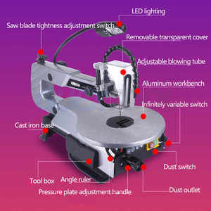 Ağaç işleme ekipmanı taşınabilir tel testere gravür testere ağaç İşleme tezgah Jig testere ahşap kesme makinesi fiyat - Product Image 6