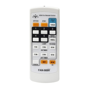 FAN-989V telecomando universale della ventola dell'asia per il controllo della velocità del Timer di accensione/spegnimento dell'hub della ventola telecomando della ventola - Product Image 1