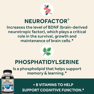 OEM Neuro não viên nang cho bộ nhớ và tập trung nootropic não hỗ trợ bổ sung cho não hỗ trợ - Product Image 6