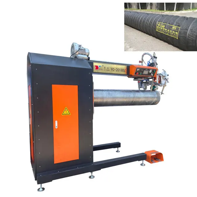 Hot sell High Speed Spiral Ducting Seam Welder Hot Air Welding Machine for PVC Corrugated Ventilation Pipe Production