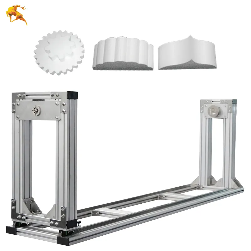 Máquina de corte de espuma de fusión de alambre caliente CNC sin molde, cortador de alambre caliente de poliestireno para formas EPS